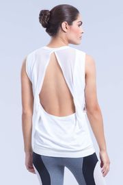 Nylon performance moisture wicking fitness top dri fit tank top