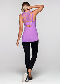 High quality wholesale gym wear open mesh back women yoga tank top